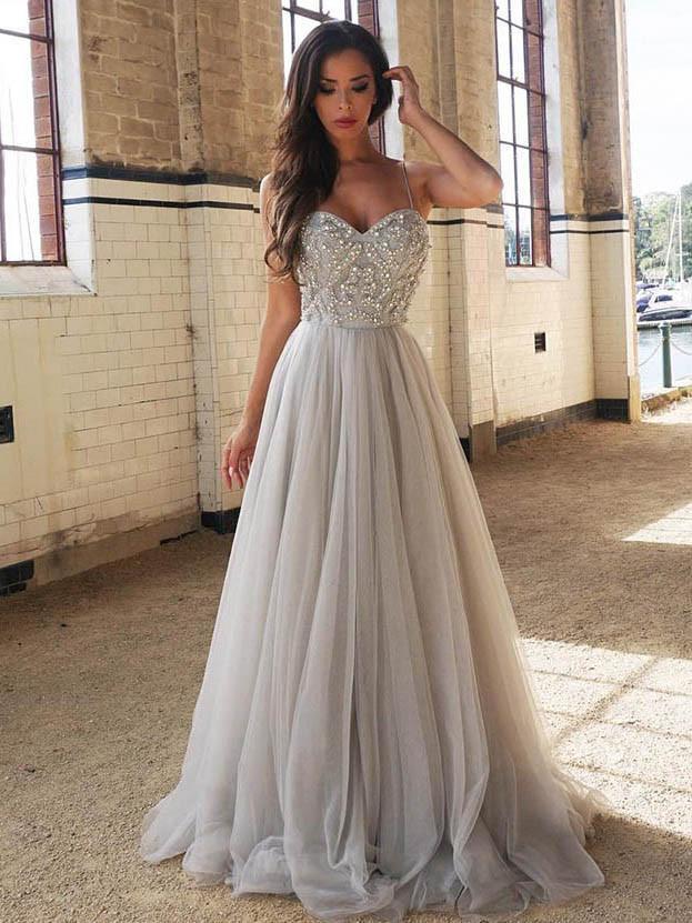 elegant prom dresses cheap Sheath-Column Maxi Stretch Satin Elegant Prom Dresses COCOMELODY CS1046, Dark Champagne main image 0