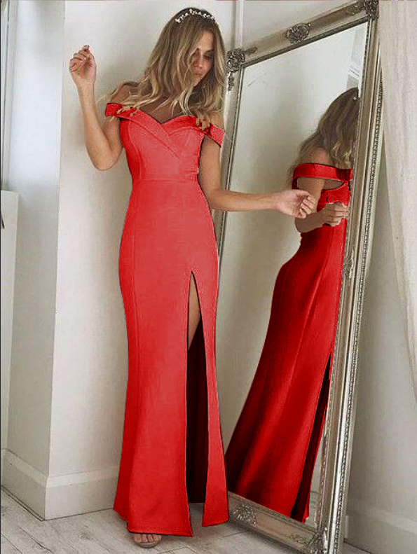 Black Mermaid Bridesmaid Dress Cheap Long Bridesmaid Dress #ER031 OrtDress Black Mermaid Bridesmaid Dress Cheap Long Bridesmaid Dress #ER031 OrtDress