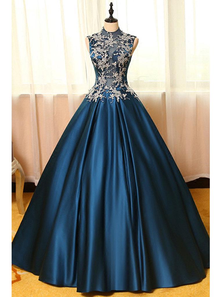 Ball Gown Prom Dress Cheap Long Princess Prom Dress #ER017 - OrtDress