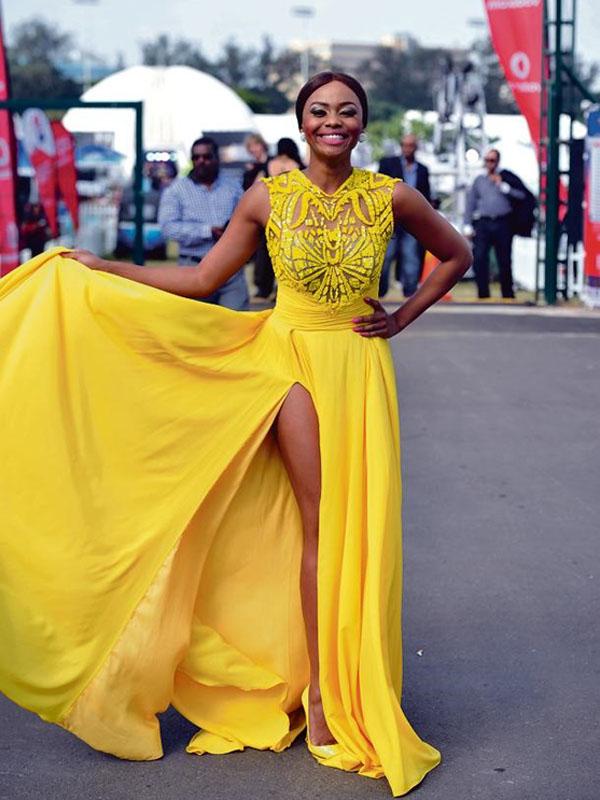 Yellow Chiffon Prom Dress Simple Embroidery Cheap Long Prom Dress #ER127 - OrtDress