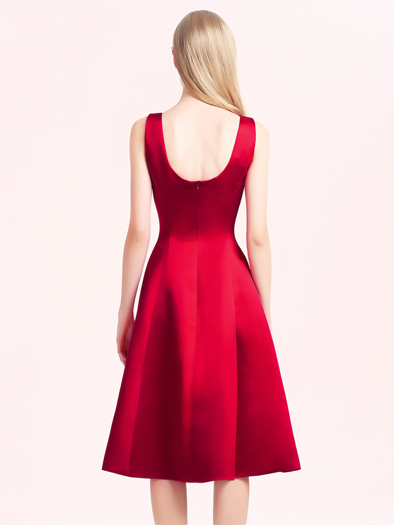 Red Simple Homecoming Dress Cheap Party Homecoming Dress ER083 - OrtDress