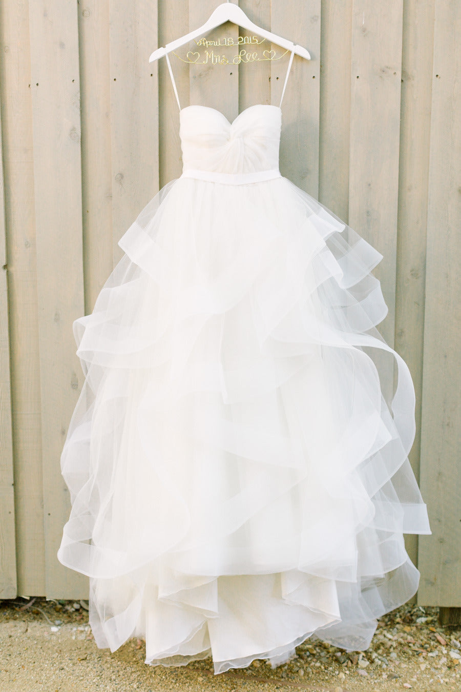 Ball Gown Ivory Wedding Dress Cheap Tulle African Wedding Dress #ER305 - OrtDress